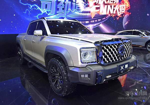 长城首辆全尺寸皮卡配3.0T+9AT强劲动力 霸气外观超越猛禽