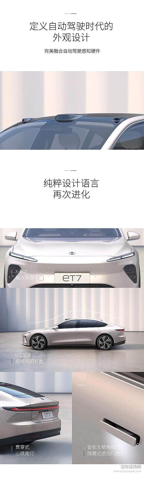 蔚来发布首款旗舰轿车ET7 全面升级