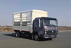 中国重汽轻卡统帅 190kw 4X2 4.15米 仓栅式纯电动轻卡载货车 (ZZ5047CCYK3615F145LREEV1E)120.27kwh