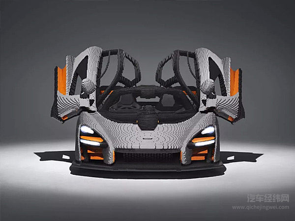 42人用了4935小时将一辆迈凯伦Senna进行了像素化