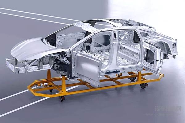 HiPhi Z 生产线白车身