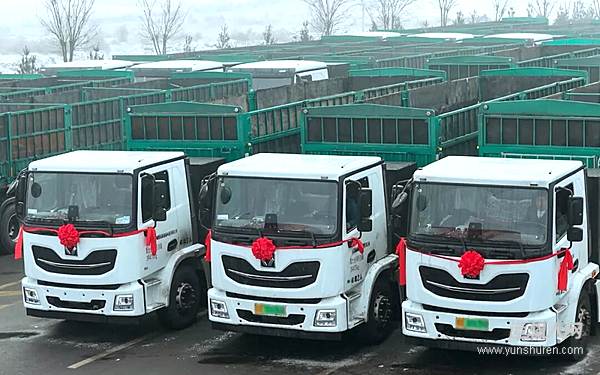 挺進(jìn)太行山腹地！百臺(tái)徐工新能源子母車重磅交付