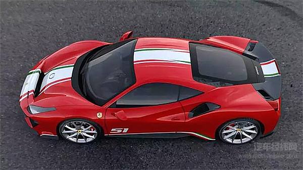 现在出场的是来自法拉利的51号选手：488 Pista