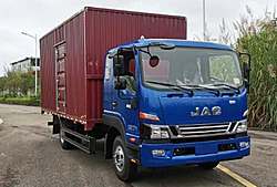 江淮德沃斯V8 170馬力 4X2 5.48米 廂式國(guó)六中卡載貨車 (萬(wàn)里揚(yáng)變速箱)(HFC5118XXYP61K1D7S)
