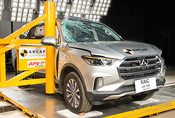 接力T60五星！上汽大通D90再获澳大利亚ANCAP安全五星评级