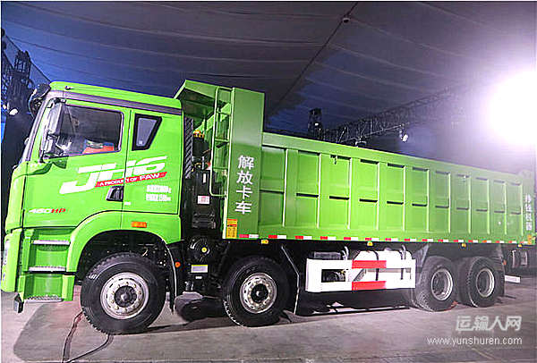 JH6 8×4 620馬力自卸車讓渣土運輸樂享其程