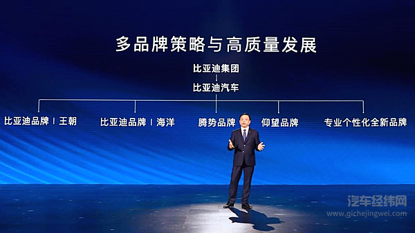 比亚迪汽车多品牌策略和高质量发展