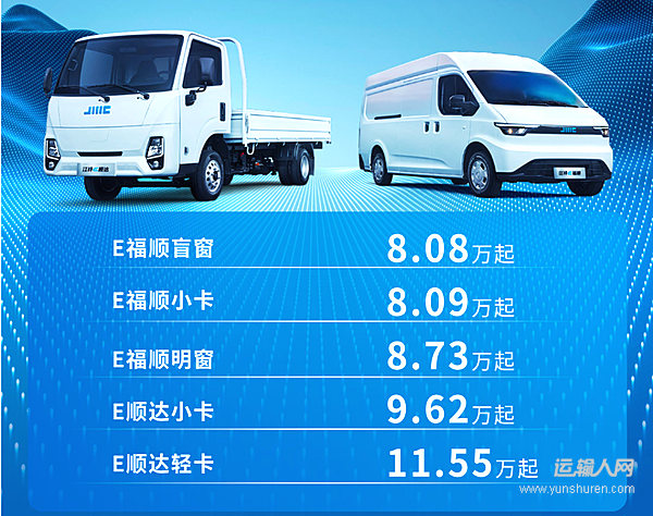 開年接好運！江鈴E福順&E順達官宣上市