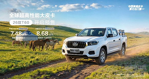 26款T60预售权益价