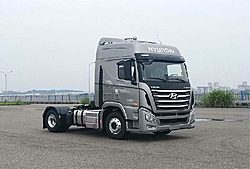 現(xiàn)代商用車新一代創(chuàng)虎 460馬力 4X2 國六重卡牽引車 (坦迪斯變速箱)