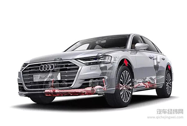 全新奥迪A8L不仅“玩灯”还“玩屏” 这是要“闪瞎”的节奏么？！