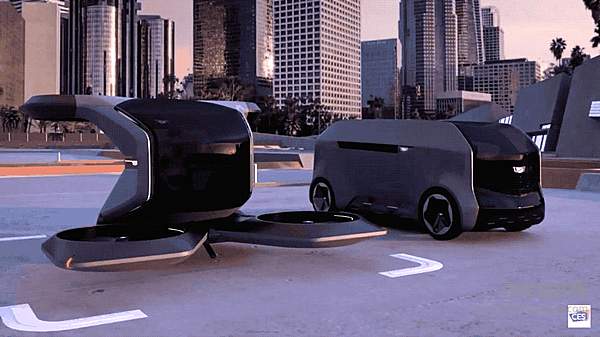 凯迪拉克VTOL（左）和PAV（右）