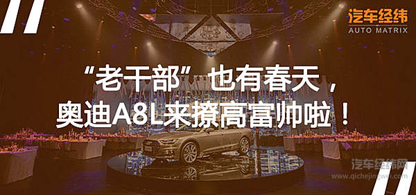 “壕”无人性的官方应援 奥迪A8L C位出道啦！