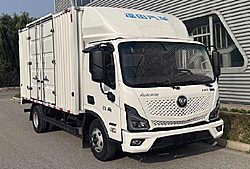 福田时代汽车时代领航G6 167kw 4X2 4.14米 厢式纯电动轻卡载货车 (BJ5048XXYEVN)140.41kwh