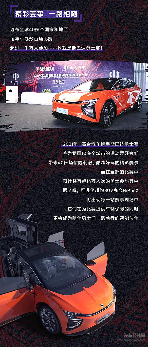 高和汽车独家冠名2021年斯巴达勇士赛 开启新赛季征途