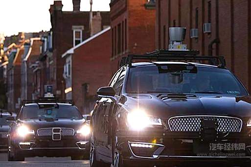 Aurora的自动驾驶测试车