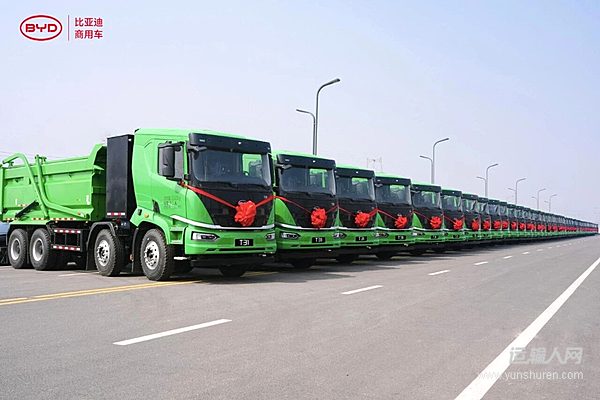 50臺(tái)比亞迪純電動(dòng)自卸車交付鄭州！硬核技術(shù)護(hù)航航空港綠色建設(shè)