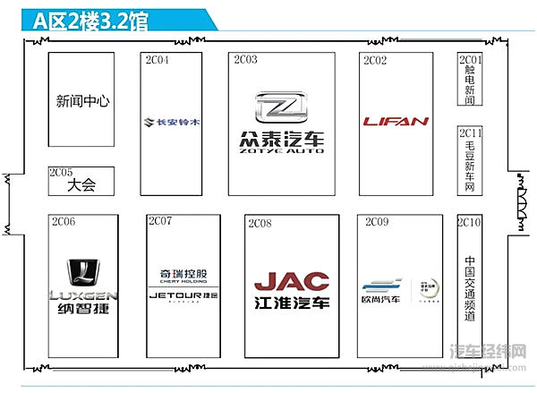 逛车展不迷路：2018广州车展展位图发布