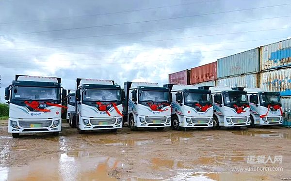 加購！110臺徐工600度純電動牽引車交付海南港口