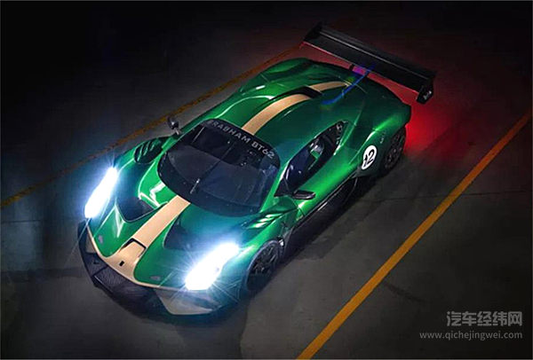 自吸V8、1.2吨下压力，Senna劲敌Brabham BT62来了！