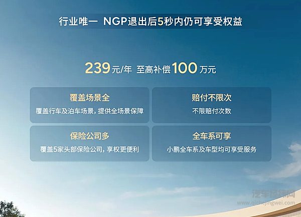 小鹏智能辅助驾驶安心服务今日正式推出