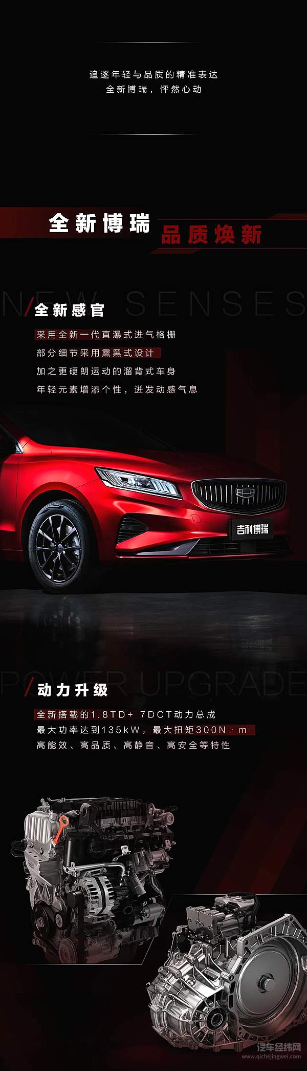 全新博瑞14.68万元起焕新上市 超越期待！