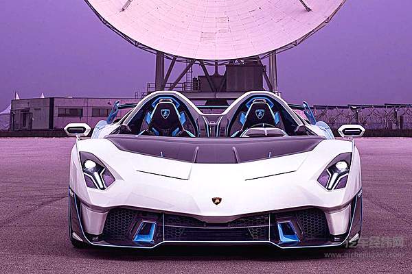 全球仅一台 没有风挡的兰博基尼SC20