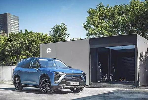 蔚来首次公布城市换电站位置 用户可自行扫码换电