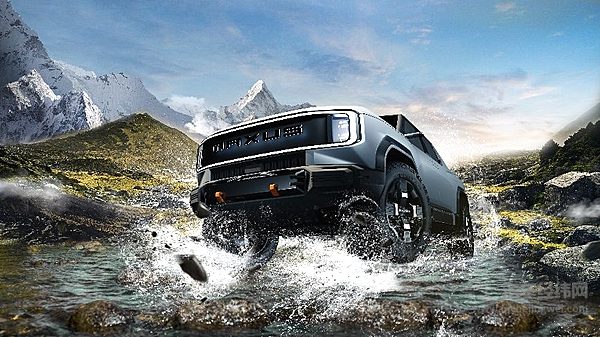 上汽大通MAXUS“大型纯电性能皮卡”GST概念车