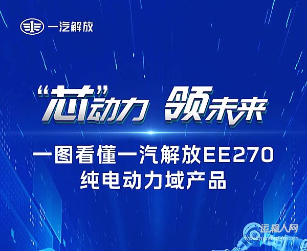 一圖看懂一汽解放EE270純電動(dòng)力域產(chǎn)品