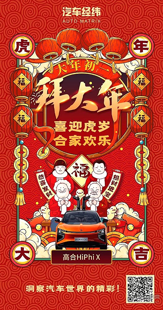 2022年虎年新春行运车型录之高合HiPhi X：国产电动汽车如何实现高端化？