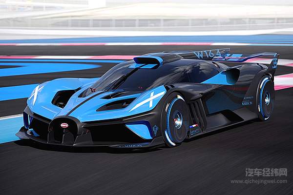 加倍的汽缸 布加迪Bolide带来加倍的快乐！