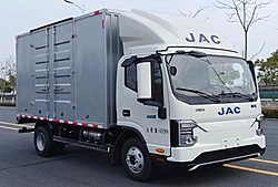 江淮帥鈴ES9 167kw 4X2 4.15米 廂式純電動輕卡載貨車 (HFC5043XXYP4EV2)165.15kwh