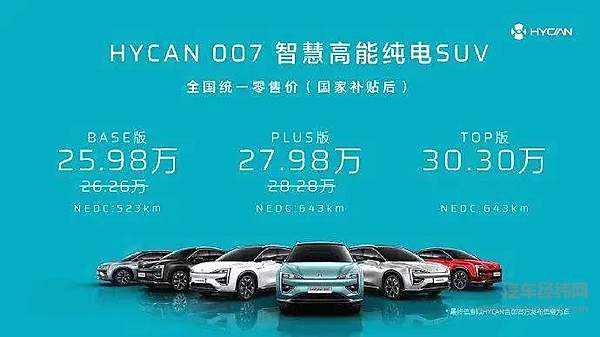 广汽蔚来最高减3000元 补贴红线一出迎来首降