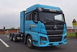 三一重工江山 復(fù)合版 405kw 6X4 純電動(dòng)重卡牽引車 (SYM42503S1BEV2)423kwh