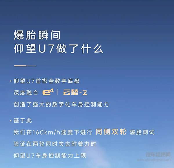 仰望U7丨爆胎测试再升级 这把真的“稳”了