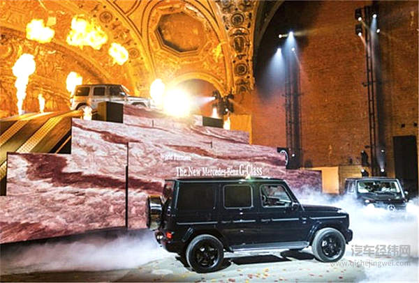 “琥珀”奔驰吸睛 全新大G亮相北美车展实力炫技