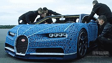 100万个乐高积木搭成的布加迪Chiron，还能开上路