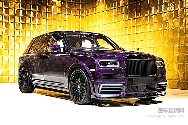 劳斯莱斯库里南MANSORY暮光紫定制版