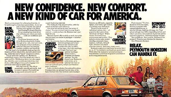 借着1978年克莱斯勒顺风“地平线” 回顾上世纪80年代进口的法国“白茹”轿车