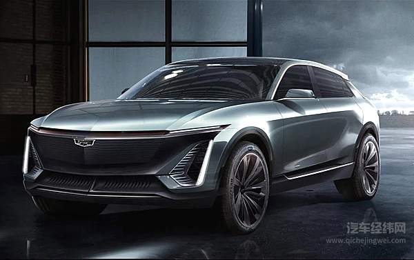 通用旗下凯迪拉克早前发布的第一款纯电动汽车的假想图