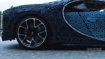 100万个乐高积木搭成的布加迪Chiron，还能开上路