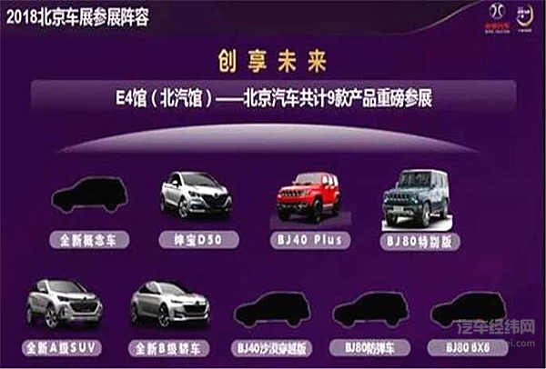 携9款产品亮相北京车展，北汽这次真的“不一般”