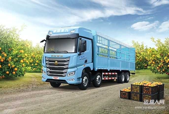 從容搶鮮，寬艙領(lǐng)航：豪沃TS 8×4載貨車(chē)為綠通運(yùn)輸而生