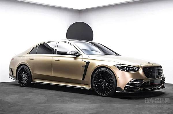 奔驰S580MANSORY哑光金定制版