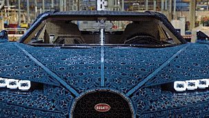 100万个乐高积木搭成的布加迪Chiron，还能开上路