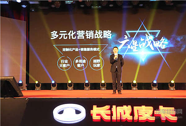 长城皮卡“六星战略”冲击世界前三 风骏7首秀博头彩