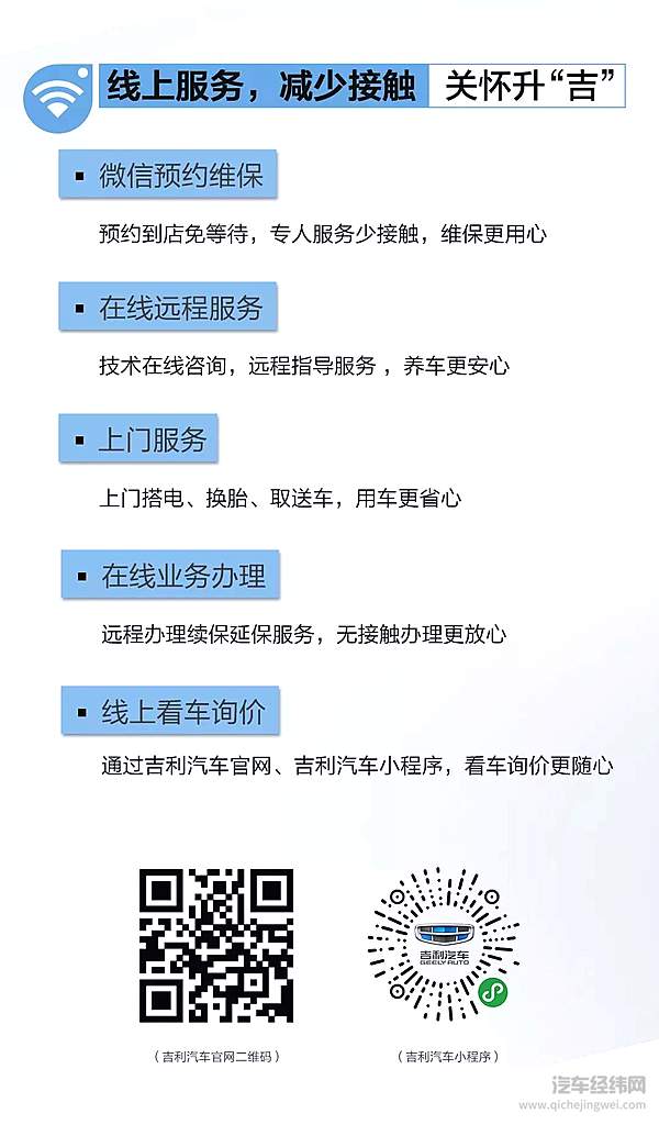 吉利、宝马等发布用户关爱计划 多家车企继续捐款捐物