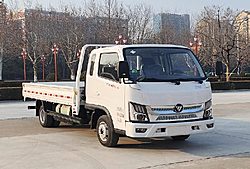 福田祥菱M 127馬力 4X2 3.8米 欄板式國(guó)六燃?xì)馕⒖ㄝd貨車 (東安變速箱)(BJ1045V3JC6-33)