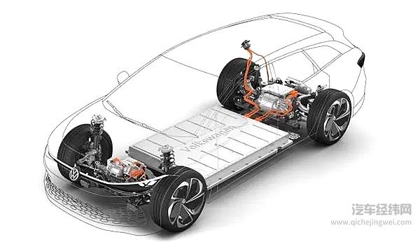 电池包和电机在中后地板区域占据了很大的车内空间，很难再给备胎腾地。